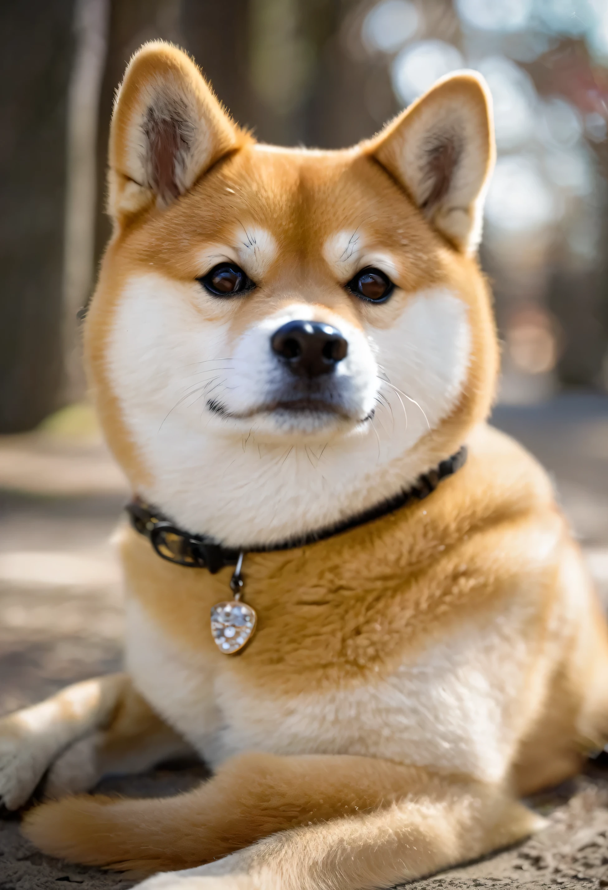 shiba like an owl