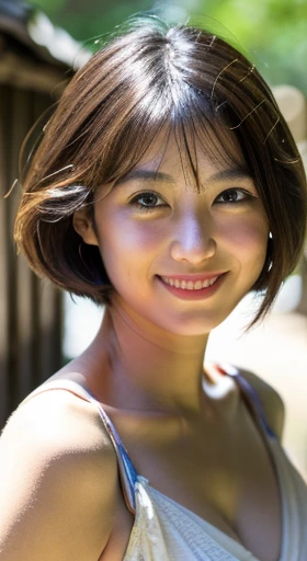 Bewitching beautiful mature woman、40 years、stature　154cm、well-proportioned figure、The figure of the hourglass、Japan in a yukata、Yukata at Japan Ryokan、Shoulder out、clavicle、model in Japan、Japan sensual woman, Gorgeous Japan Woman, goddess of Japan, A smile、Raw photo, (in 8K、top-quality、​masterpiece:1.2)、(intricate detailes:1.4)、(Photorealsitic:1.4)、octane renderings、Complex 3D rendering ultra detail, studio lights, Rim Lights, vibrant detail, super detailing, realistic skin textures, Detail Face, Beautiful detail eyes, Very detailed CG Unity 16k wallpaper, make - up, (detailedbackground:1.2),　shinny skin、