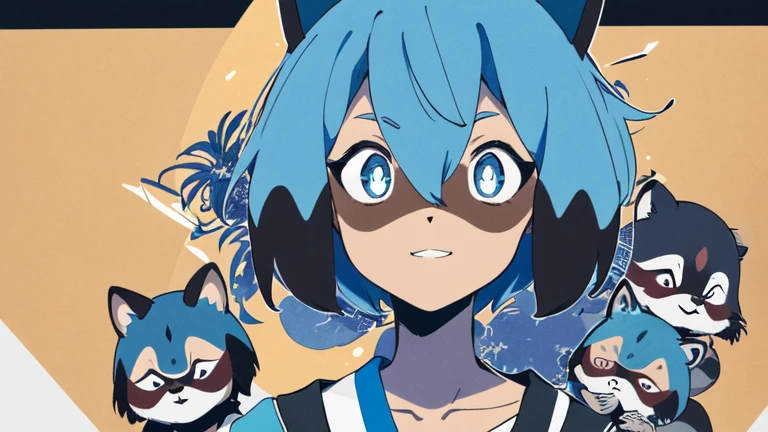 Michiru_kagemori, 1Girl, Tier_Ohren, Blau_Haar, Body_Fell, Fellry, Fellry_Weiblich, raccoon_Ohren, raccoon_Girl, raccoon_Schwanz, kurz_Haar, king_Kap, (Rot_Kap:1.2), Kleid, Krone, GOLD_Krone, Tuch, kingin, White_theme, Graustufen, monochrome, Manga, skizzieren, einfach_Hintergrund, White_Hintergrund, portrait, Oberer, higher_Body,