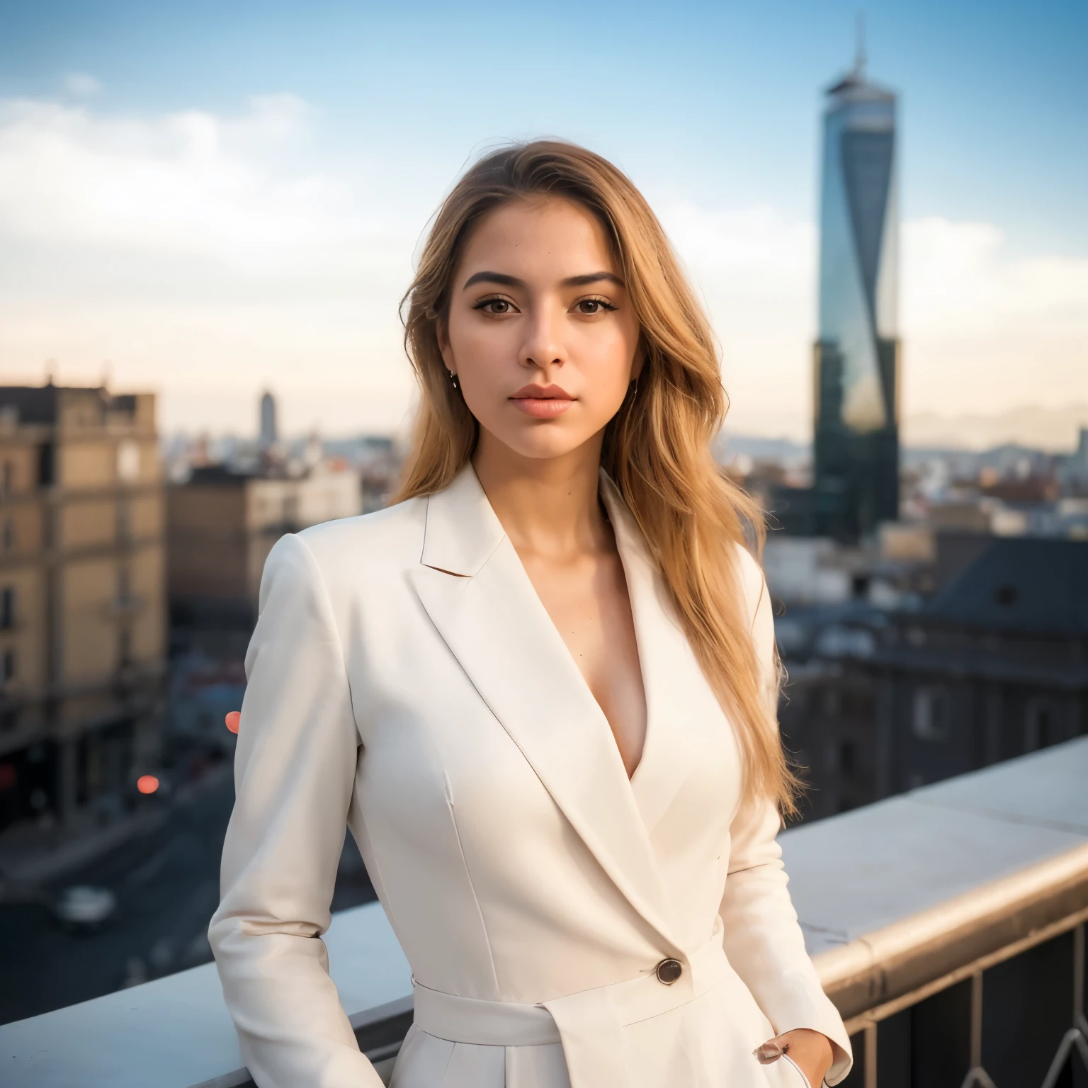 Actua como un fotografo experto, y generame varias versiones de la mujer de la fotografia como influencer sexy