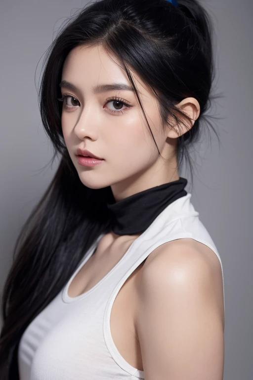 pony tail black hair bad girl