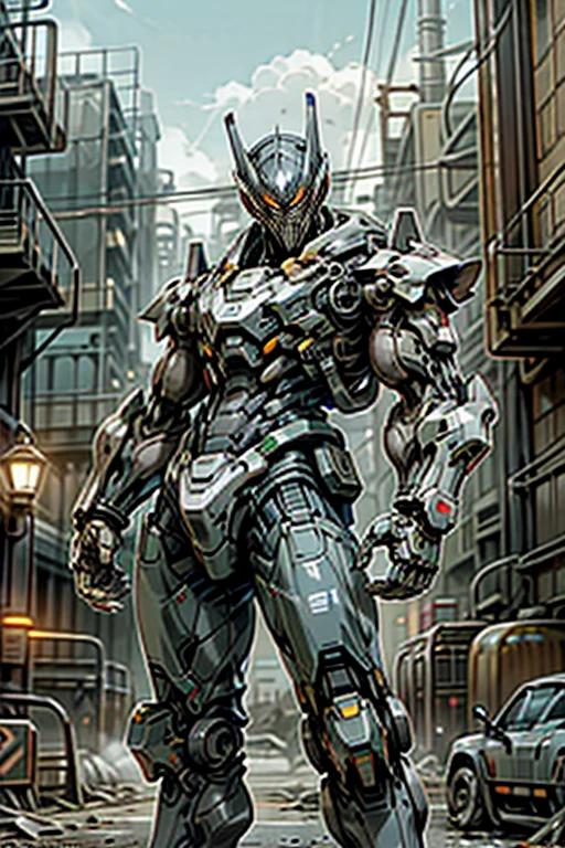 Dark_Fantasy, Cyberpunk, (gorilla, ninja, cybernetic), One-man army, Mechanical marvel, Robotic presence, Cybernetic gorilla ninja,

In the gritty underworld of Cyberpunk, a solitary figure stands among the ruins of a neon-lit city.His silhouette is a blend of fearsome gorilla strength, stealthy ninja agility, and advanced cybernetic enhancements. An imposing sight to behold, he is a Mechanical Marvel in a world of decay. His presence is a Robotic Guardian amongst the chaos and chaos.

Gone are the days of traditional ninja gar