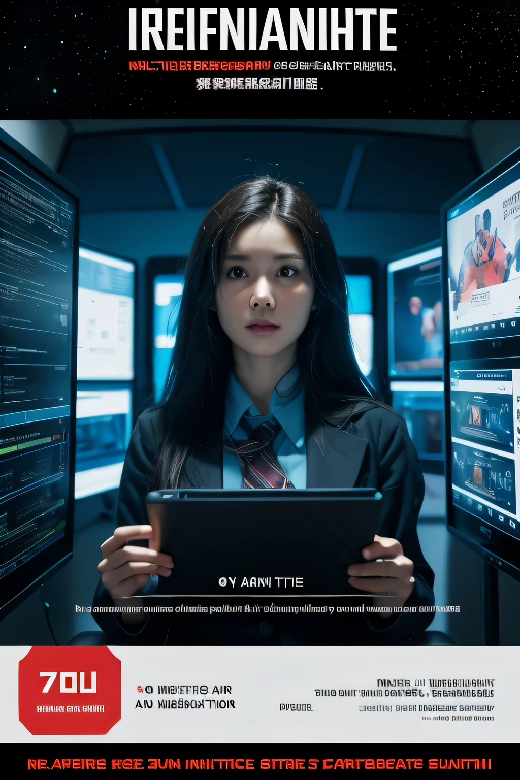 code,Programmer recruitment poster,science fiction,movie poster