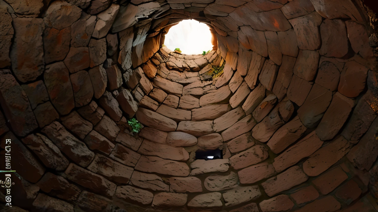 there is a hole in the stone wall that is very narrow, in an ancient vault, in the middle of round ruins, stone roof, entrance to an ancient dungeon, ancient persian temple dungeon, inside a tomb, interior of a hobbit hole, inner ward of a medieval castle, stone gate to the dark cave, in an ancient tomb, ancient interior tent background