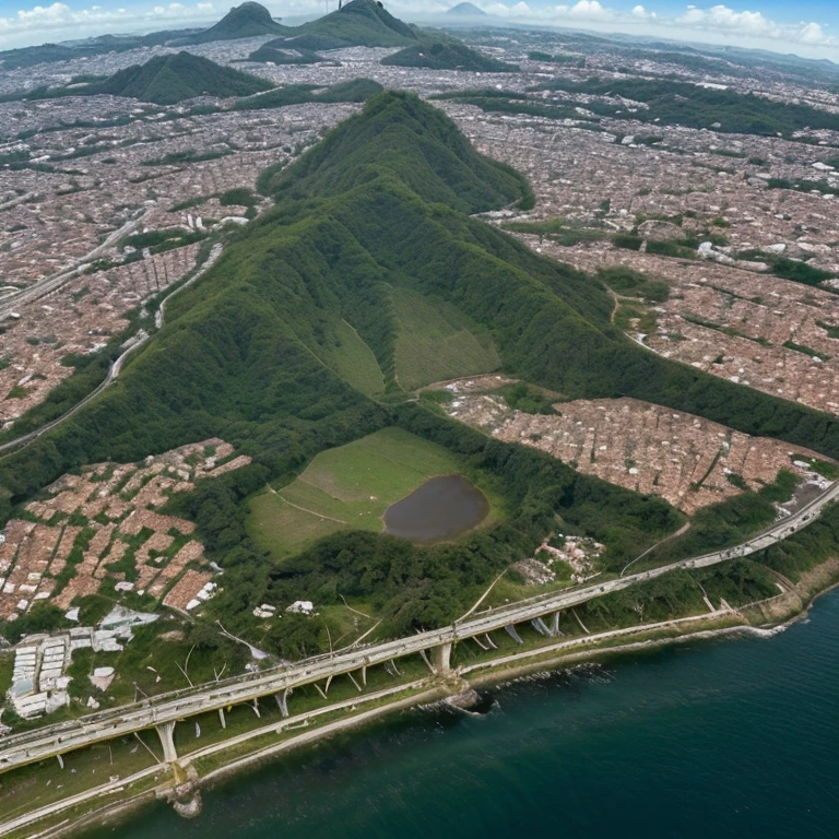 Crie uma imagem uma a cidade que valoriza o meio ambiente