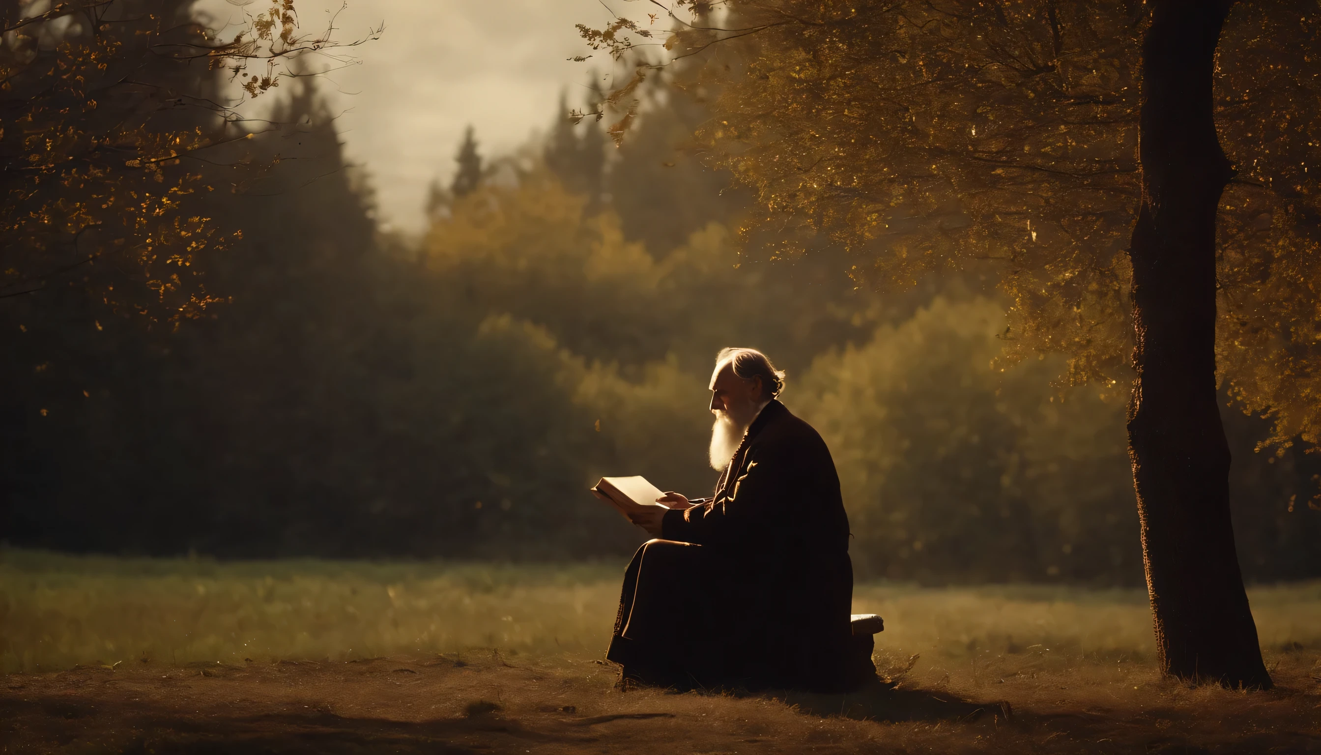 Tolstoy writing novels