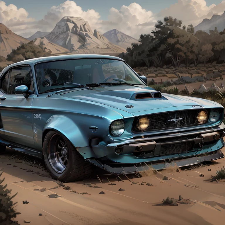 arafed image of a classic mustang car with a white background, mustang, muscle cars, 1128x191 resolution, nostalgic 8k, high quality picture, classic gem, trending photo, frontal picture, classic cars, high rendering, front portrait, full view of a car, full view of a sport car, high quality portrait, transparent background,A dirt road leads the viewer's gaze towards a rustic wooden hut nestled in the background, captured through the lens of photography. Drawing inspiration from the works of Ansel Adams, the scene is portrayed with crisp clarity and rich tonal contrasts, using a 35mm lens. The color temperature leans towards cool tones, accentuating the serene ambiance of the countryside. Soft, natural lighting bathes the scene, evoking a sense of tranquility. --v 5 --stylize 1000