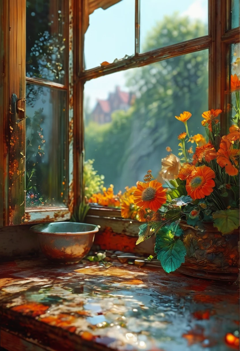 The View Outside the Window, by Jordan Grimmer, best quality, masterpiece, very aesthetic, perfect composition, intricate details, ultra-detailed