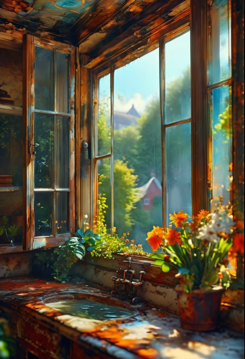 The View Outside the Window, by Jordan Grimmer, best quality, masterpiece, very aesthetic, perfect composition, intricate details, ultra-detailed