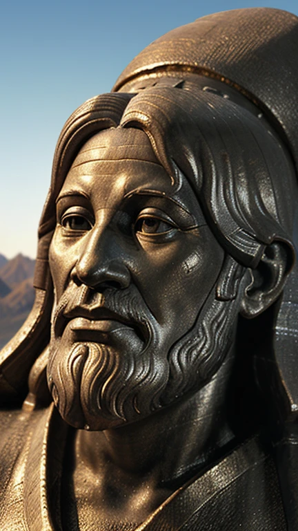 God from Heaven, speaking with Moses, on Mount Sinai, gives him the Ten Commandments, in the Times of Christ