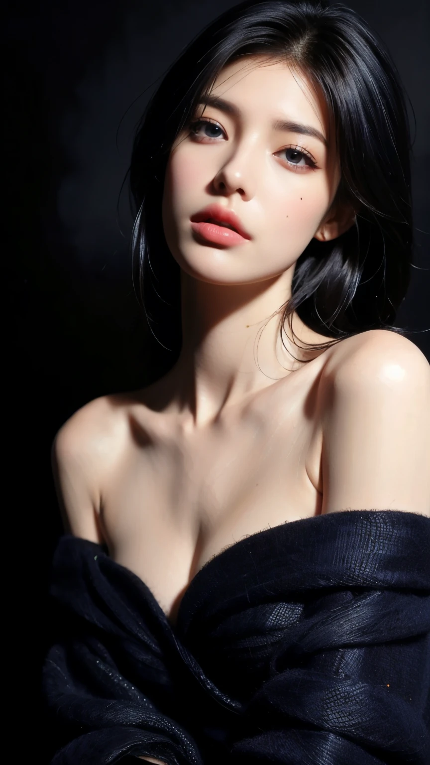 Shooting with an anamorphic lens、 girl with, a beauty girl,((Matte skin))、The wind is blowing、Well-formed face、((Not wearing pants))、fullnude、14years、８Head and body、a small face、A slender、Very skinny、skinny、tiny chest,Ribs、discreet breasts、Smaller chest、small tits、beauty legs、Constricted waist、dented belly、Model body type、Beautiful black hair with luster、Backgrounds that look like real photos、(((NSFW)))、(Thigh strap for only one leg)、Happy face、Book cover、Artistic silhouette、appearance々Nice place、Girls working hard to be fashionable