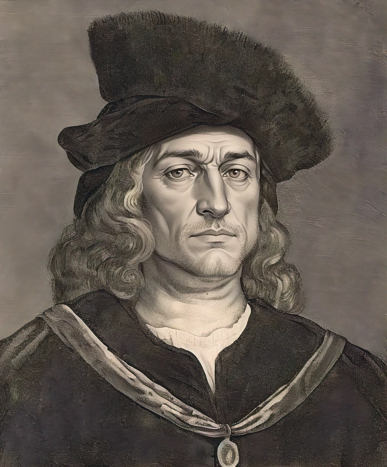 a black and white drawing of a man wearing a hat, Johannes Vormeer, Johann Tischbein, inspirado em Cornelis Verbeeck, retrato de barbatana wildcloak, Willem Wissing, Albrecht Dürer, gravura em preto e branco, por Emanuel de Witte, inspirado em Esaias van de Velde, Direction: Egbert van Heemskerck