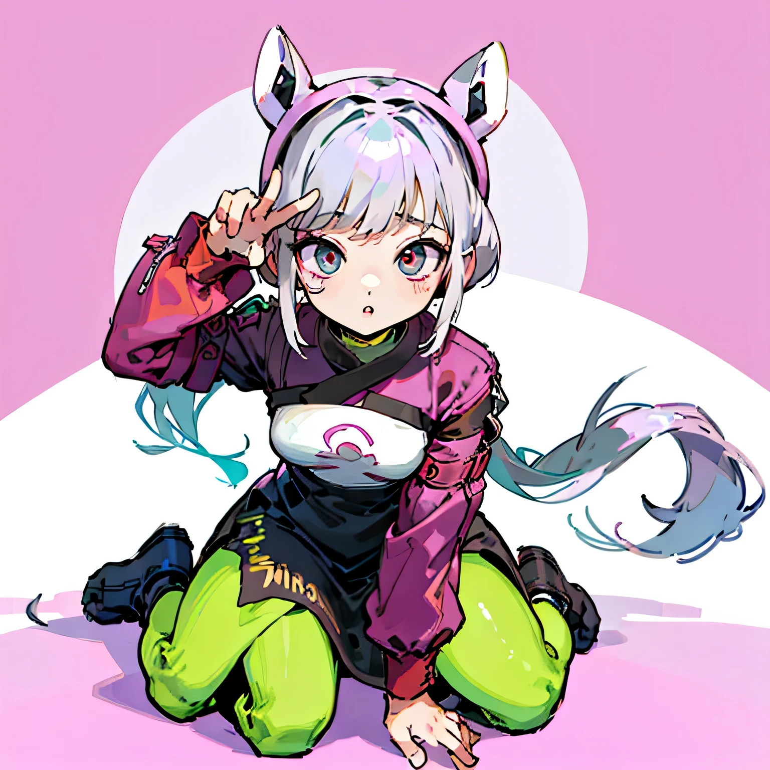 Gambar seorang gadis anime yang imut dengan rambut panjang dan lurus, memakai kacamata berbingkai bulat yang cocok di wajahnya. Dia tersenyum manis sambil menatap ke arah pengamat, dengan ekspresi ceria dan antusias. Gadis tersebut mengenakan pakaian yang modis namun sederhana, mungkin dengan warna-warna yang cerah atau pola yang lucu. Postur tubuhnya mungkin sedikit canggung atau malu-malu, menambahkan pesona yang khas pada karakternya.
