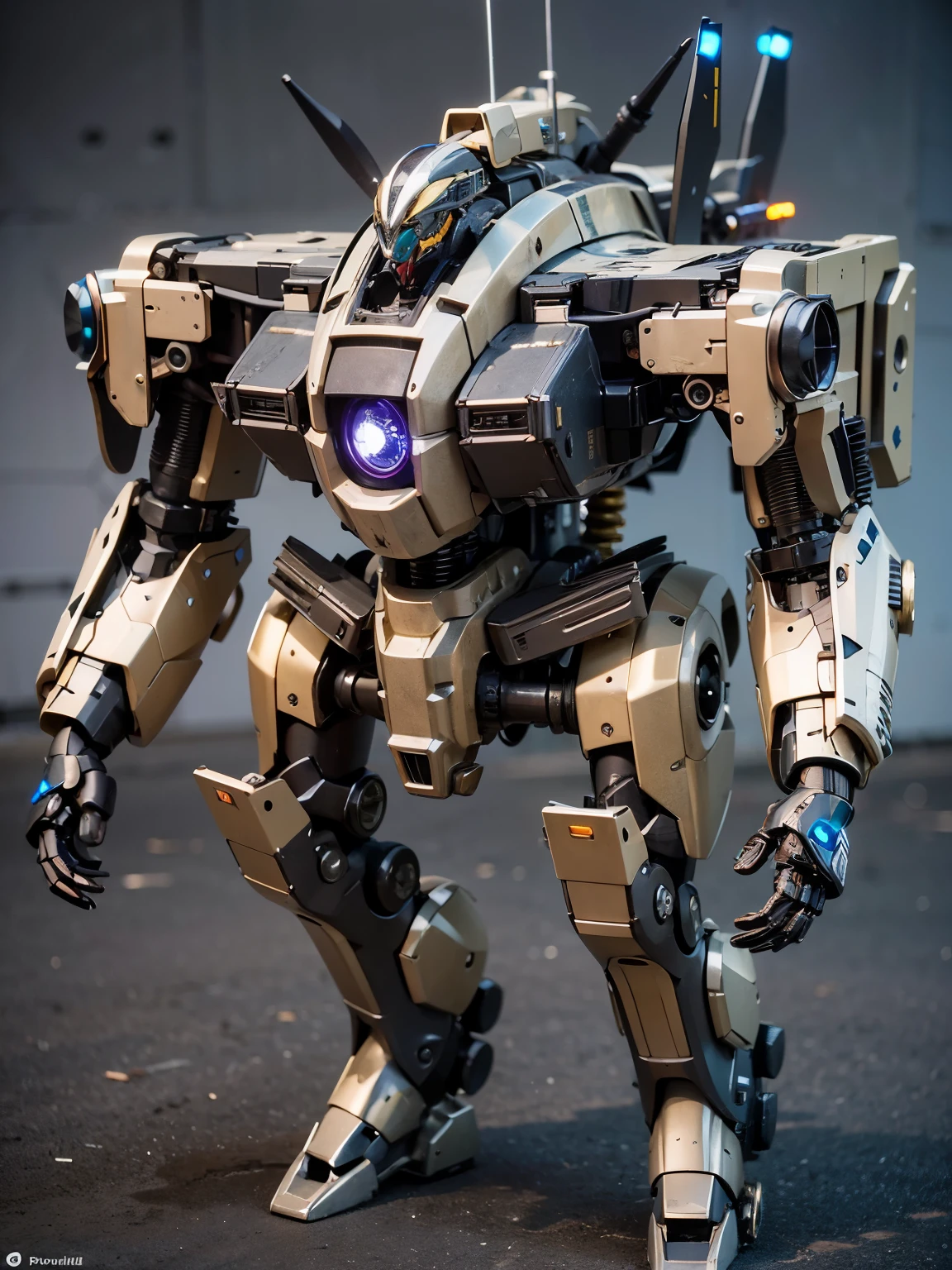 (armored core),(Front Mission), octan render, extremely ultra surrealism, extremely ultra fine concept art, hard surface, mecha, (military:1.2), glossy skin, extremely ultra detailed modeling, full body, (extremely ultra detailed mechanical frame:1.4), highly intricate detail, extremely ultra real mechanical texture, extremely ultra detailed perfect hands, 8k, extremely ultra real texture, (masterpiece,best quality:1.2), (photorealistic:1.4)