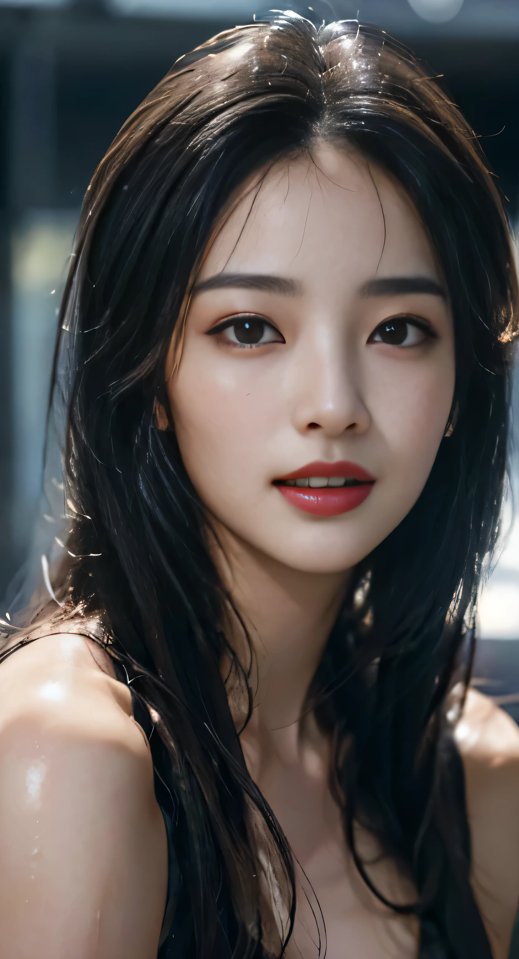 (masterpiece, highest quality, beautiful quality, realistic, looking at the viewer, detailed lighting, highly detailed skin, highly detailed hair, very fine teeth, Shadow, 8K:1.2), (women pictures, 1 girl:1.2), 