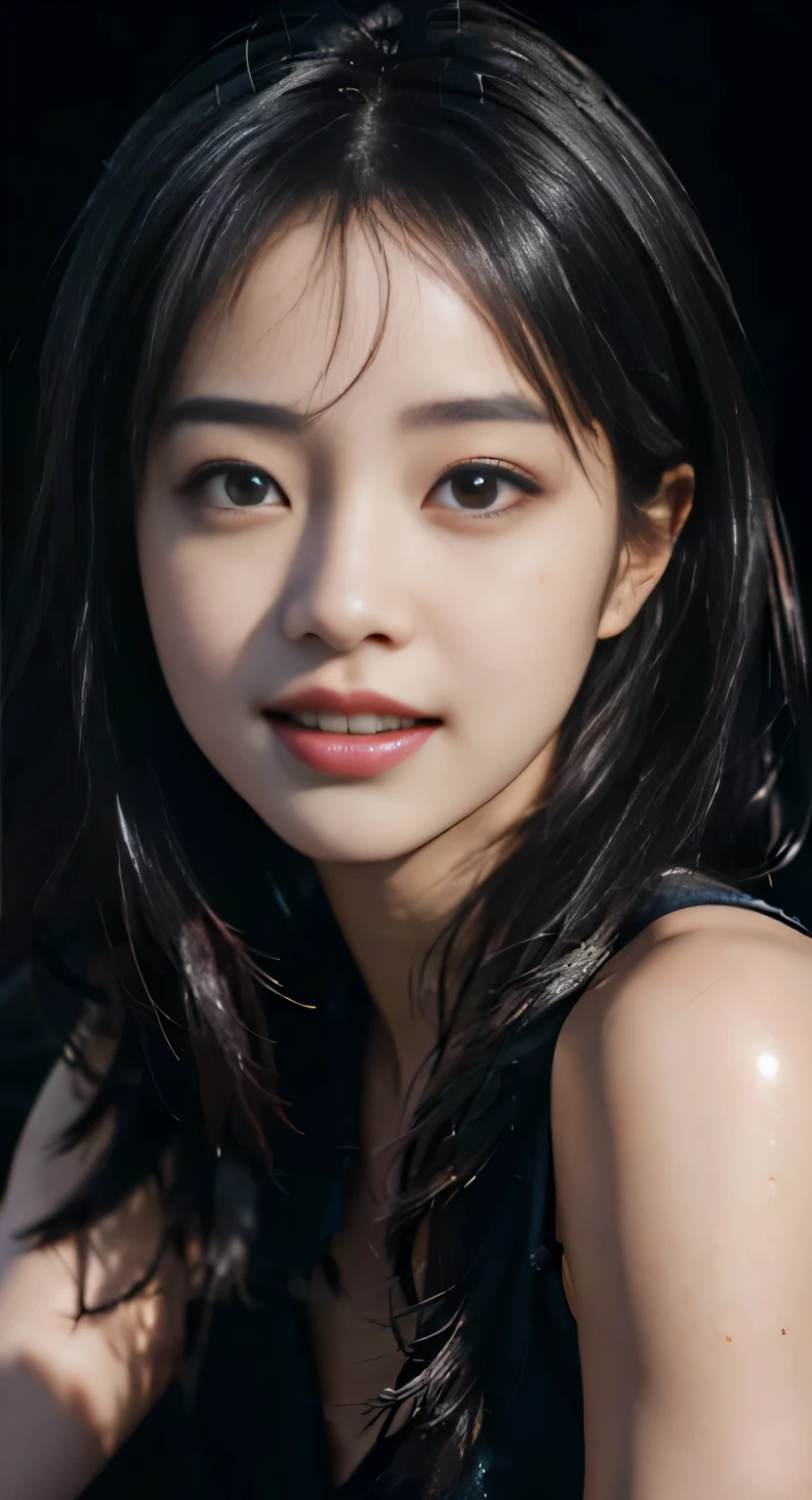 (masterpiece, highest quality, beautiful quality, realistic, looking at the viewer, detailed lighting, highly detailed skin, highly detailed hair, very fine teeth, Shadow, 8K:1.2), (women pictures, 1 girl:1.2),