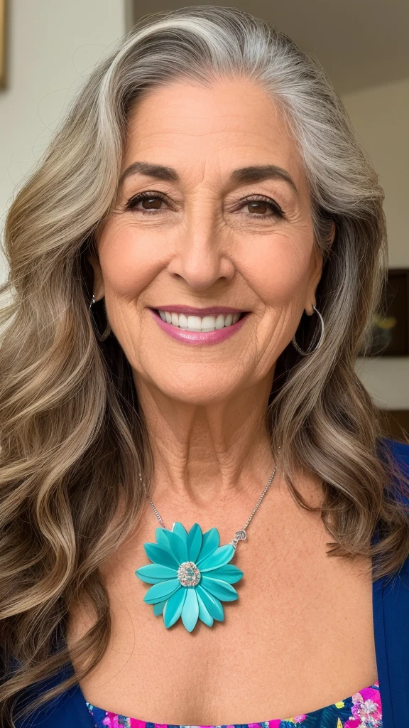 pretty face of 70 year old woman ,Imagina a una mujer mayor de edad, with experience carved into the soft lines of his face. Su cabello plateado brilla con elegancia, framing his face full of life and wisdom. Sus ojos, chispeantes y llenos de vivacidad, reflect a deep understanding of the world around them, but also an eternal inner youth.
Su sonrisa es contagiosa, lighting up any room you enter. It is a smile that has seen many joys and has also overcome challenges., pero siempre emerge radiante, como un sol que nunca se cansa de brillar.
Su vitalidad es palpable en cada movimiento que realiza. Baila con gracia, walk with determination and embrace life with passion. There is no obstacle that can stop your indomitable spirit.
Disfruta de la vida con todos sus sentidos. Saborea cada momento, finds beauty in the little things and delights in conversations with friends and loved ones. Her energy is an inexhaustible source of inspiration for those who are lucky enough to know her..
Esta mujer mayor encarna la verdadera esencia de la belleza, una belleza que trasciende el paso del tiempo y reside en la profundidad de su alma. Es un recordatorio viviente de que la edad no define la capacidad de disfrutar la vida plenamente.