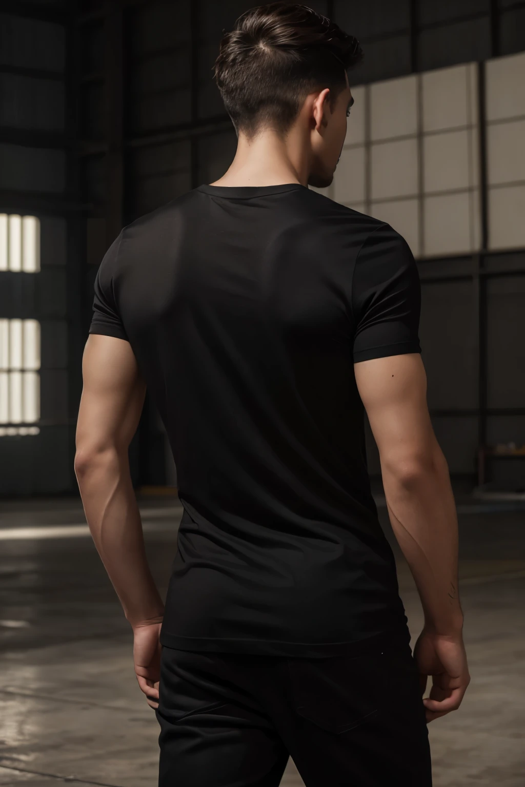 re2leon, skinny, black shirt