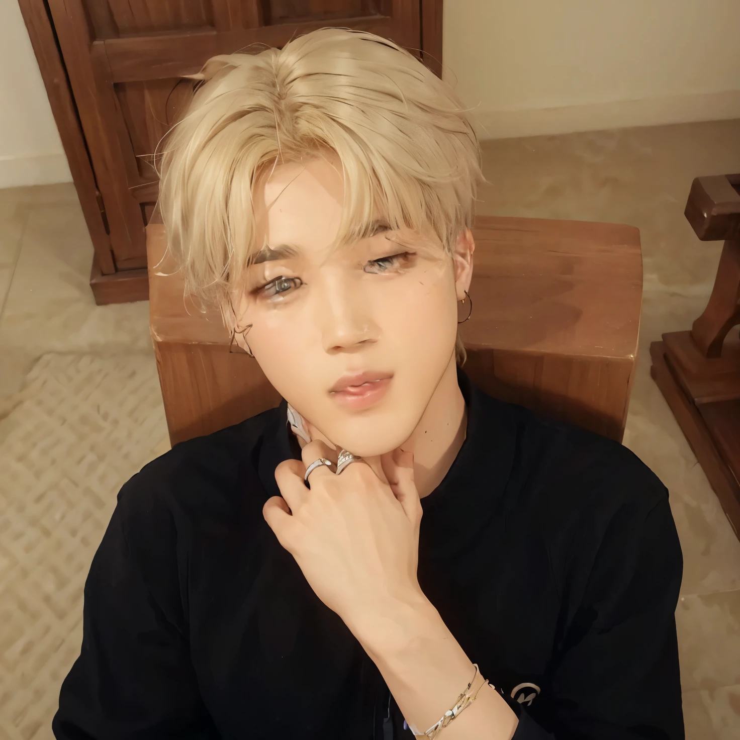 jimin bts com franja