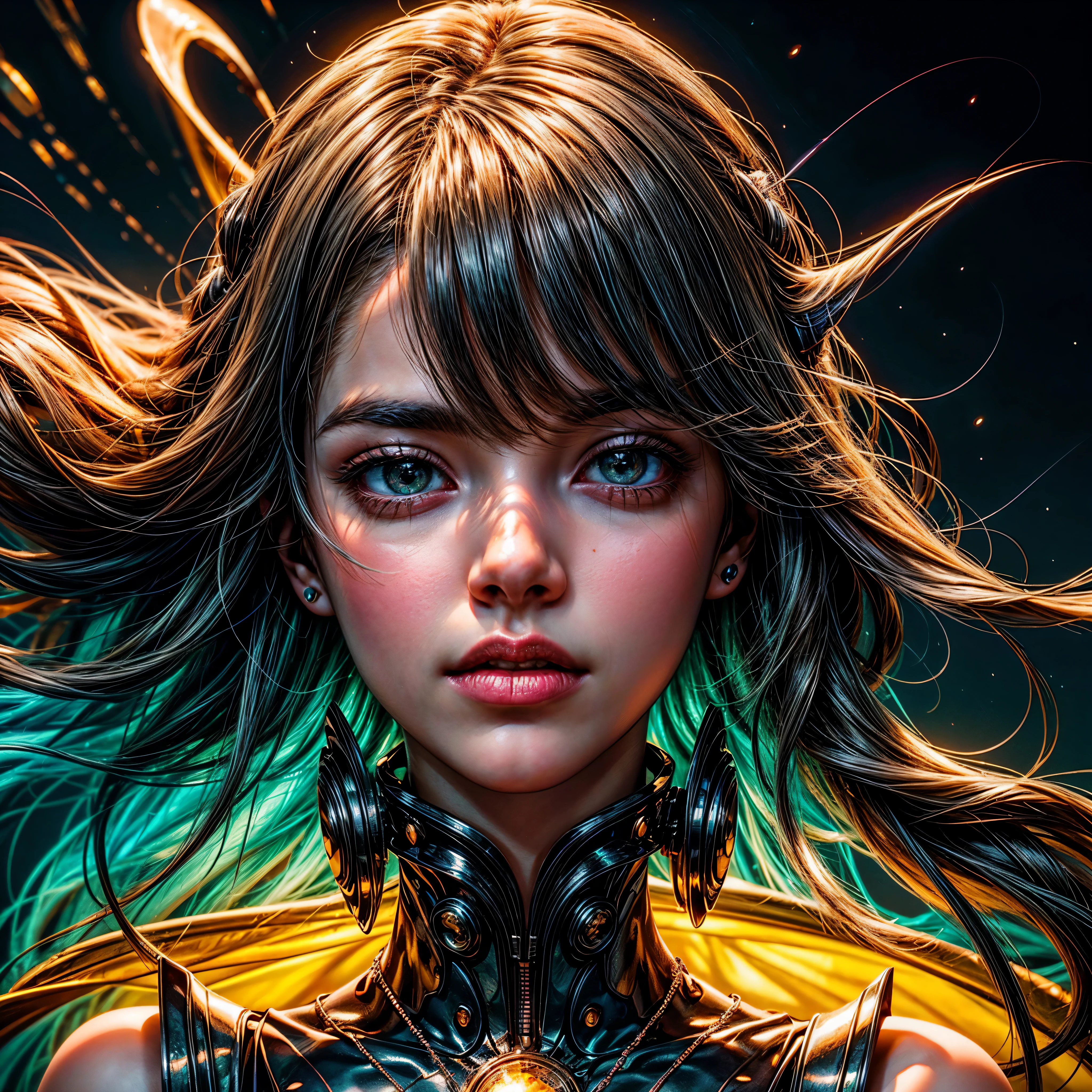 sunset spacious sunrise panoramic background, fashion portrait color photograph woman Diva, neon lights holography, draw in neon colors ((earth World)): Earth Globe : ((floating)), transparent, Three dimensions, light, SF, Digital art, Digital, scientific, dark background: electronic circuit: draw in neon colors, 3D, masterpiece, Digital space, energy, beautiful, masterpiece, 32K, light, be familiar with, lively, colorful, nice, beautiful, rich colors, beautiful Light Lines. magic effect, Sparkling, beautiful Light Grains. --v6 --s1000 --c20 --q5 --chaos100