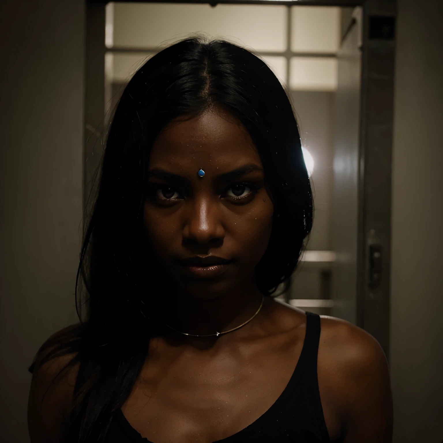 Evil eye dark skin prison