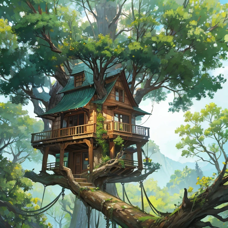 Tree elf society tree house.