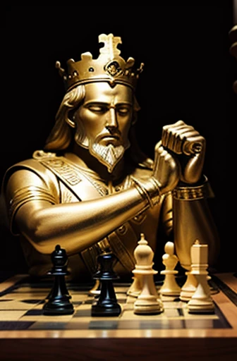 Chess king piece