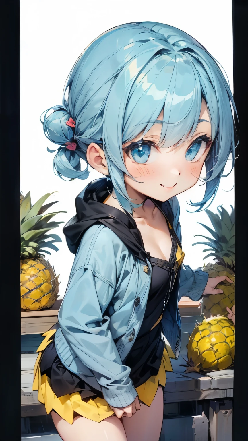 smile、Fresh pineapple、big breastaster piece