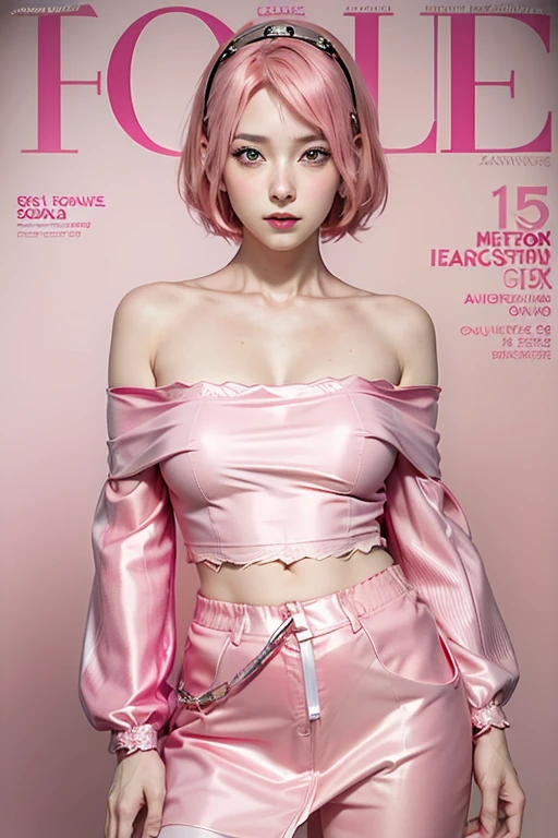 sakura uchiha A woman was in the yard. She was wearing a pink kimono. Like colorful kimonos. She had pink hair. pale white skin. Her cheeks were rosy. And her lips are a tempting red, 3d