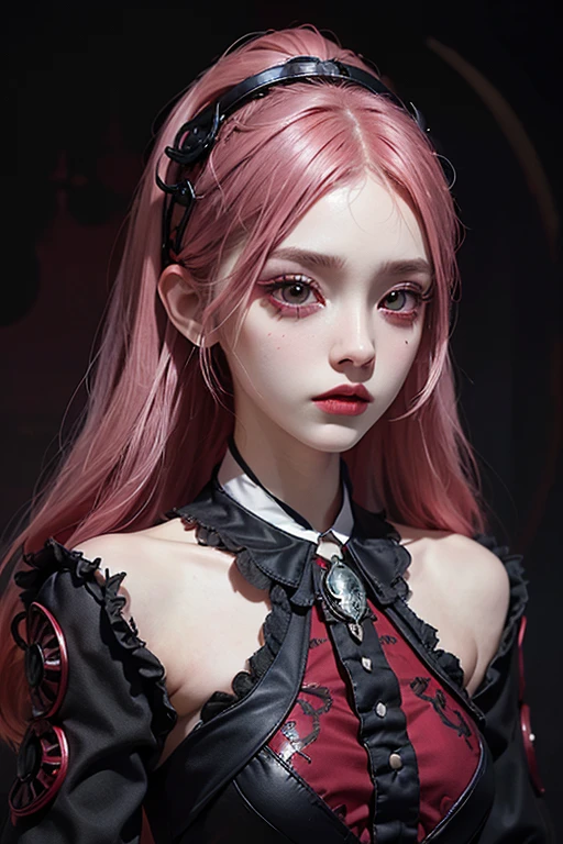 (A logo design with a high fashion aesthetic, featuring alternative fashion elements, such as intricate patterns in Soft Pink and Blood Red. The logo embodies a mental health movement with a somber mood, represented by Dark Red and Black tones. The design is clean and minimal, ensuring a professional quality and crisp detail, making it easily distinguishable. The surrealist touch adds an extremely detailed and delicate detail to the overall concept, creating a unique and captivating visual.)

(Alternative fashion meets mental health consciousness in this Blood Red and Soft Pink logo design, where the lines are clean and professional, but the fashionable details are delicately rendered and highly detailed. The Dark Red and Black elements contribute to a