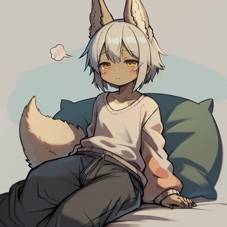blush，blush，Black fur，Handsome，Sleeveless sweatshirt，shorts，emaciated，Happy birthday，emaciated，Pants bulge up the big bag，Bright Eyes，White Socks，White Cuttlefish