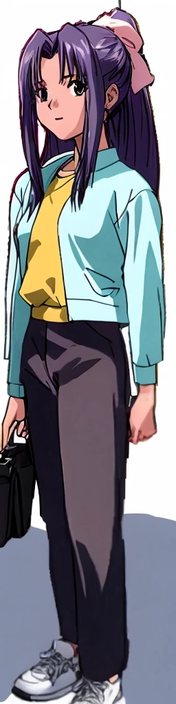 Momoko Koigakubo is standing in casual clothes.。