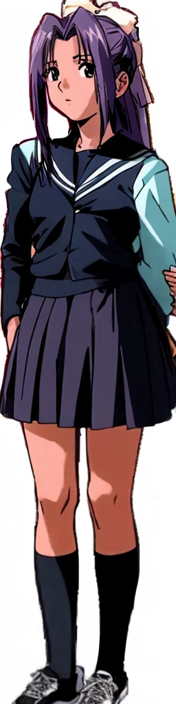 Momoko Koigakubo, a tall girl with beautiful legs, stands in a miniskirt sailor uniform.。
