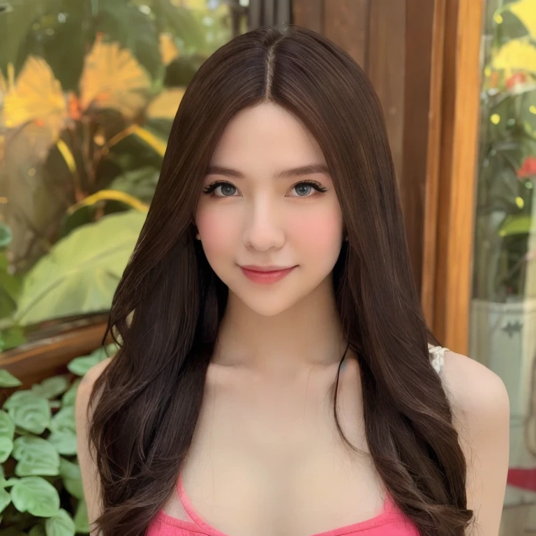(realistic、masterpiece、Best Quality、8K、highres、high resolution:1.3)、1 girl、pale white skin、looking at viewers、super fine face and eyes、upper body、