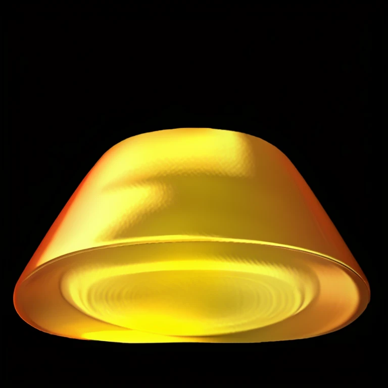 IGS_Ingots,  a chinese gold ingot, black background , game art , (masterpiece, best quality:1.2), 