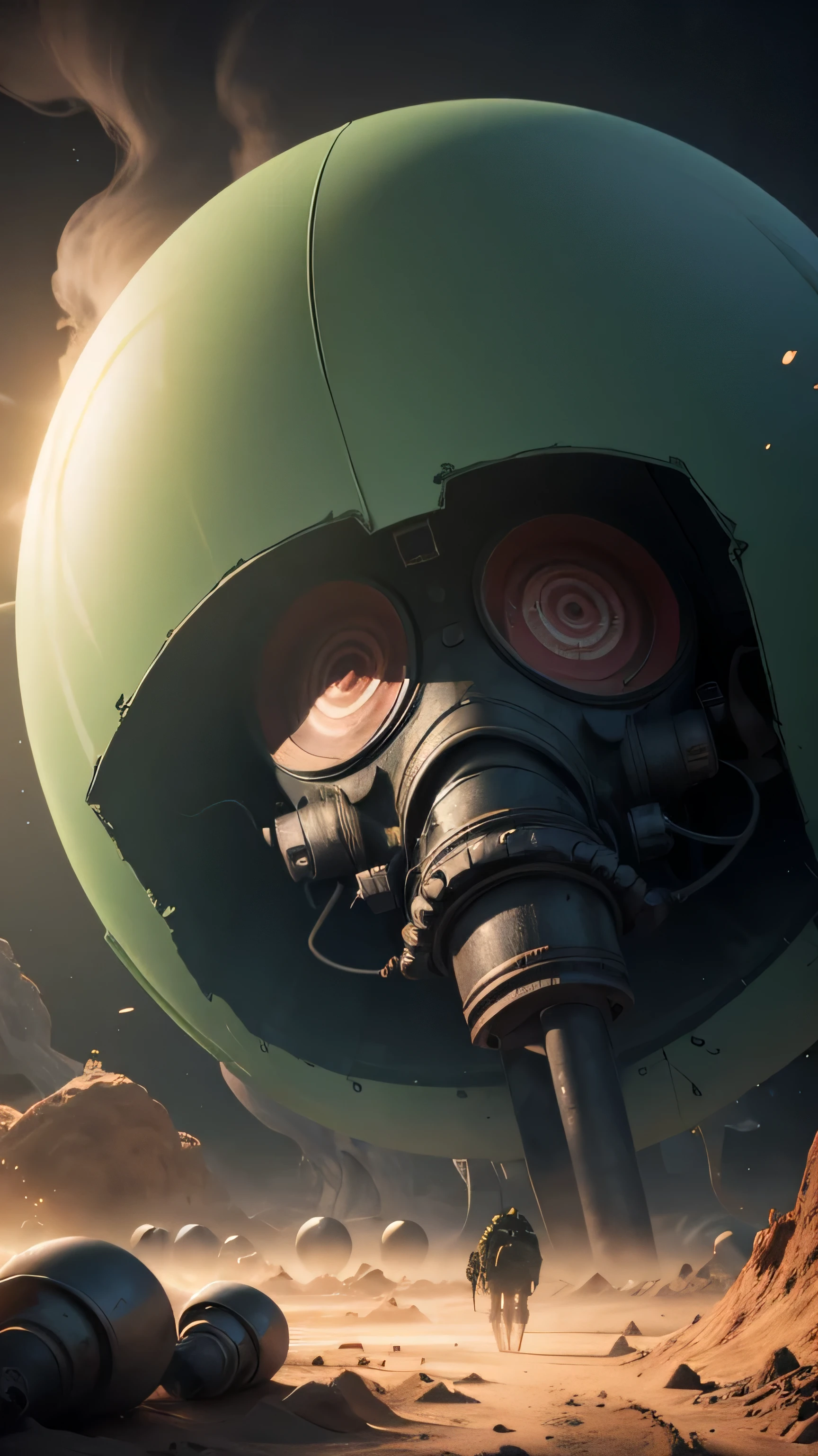 areas exposed to toxic gas, 8k, high quality