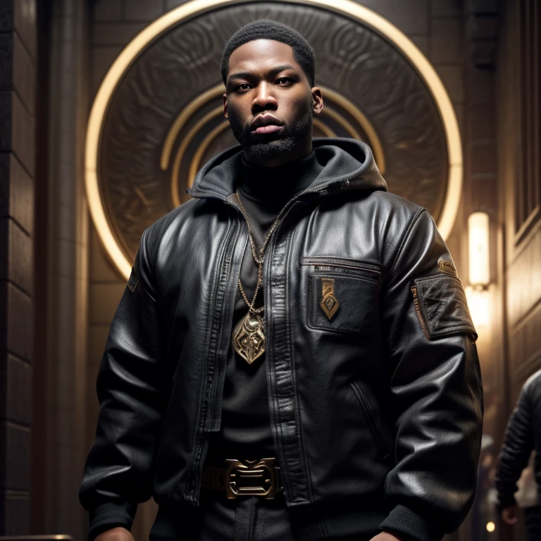 An crew film scene titled “Children of the scorn”, with men and women, group of people, more than one person,African American, hip hop influenced, cinematic photo style, warriors, ninja inspired, carhartt style jackets, Children of Rhea Ripley and 50 Cent, genetics, 50 Cent energy, Rhea Ripley energy, muscular, athletic, warriors of strength, confidence, honor, calm, competent, ambitious, godly essence, divine presence, cancerian energy, long hair, short hair, mini Afro, city outside, 4k photo, 8 k photo, high quality, art, luxurious city vibe, luxurious fleece jackets, movie project, NY