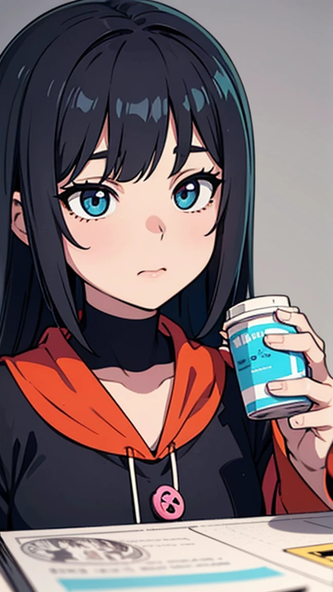 One super realistic dildo inside her mouth until halfway through