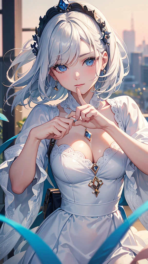 (Photorealsitic:1.4), (​masterpiece, side lights, Exquisite beautiful eyes: 1.2), ​masterpiece*portlate, realisitic, 3D 顔, Luminous Eyes, Shiny hair, Glossy skin, 独奏, embarrassed from, (hason),Naked portrait、Upper body portrait、（small tits）、