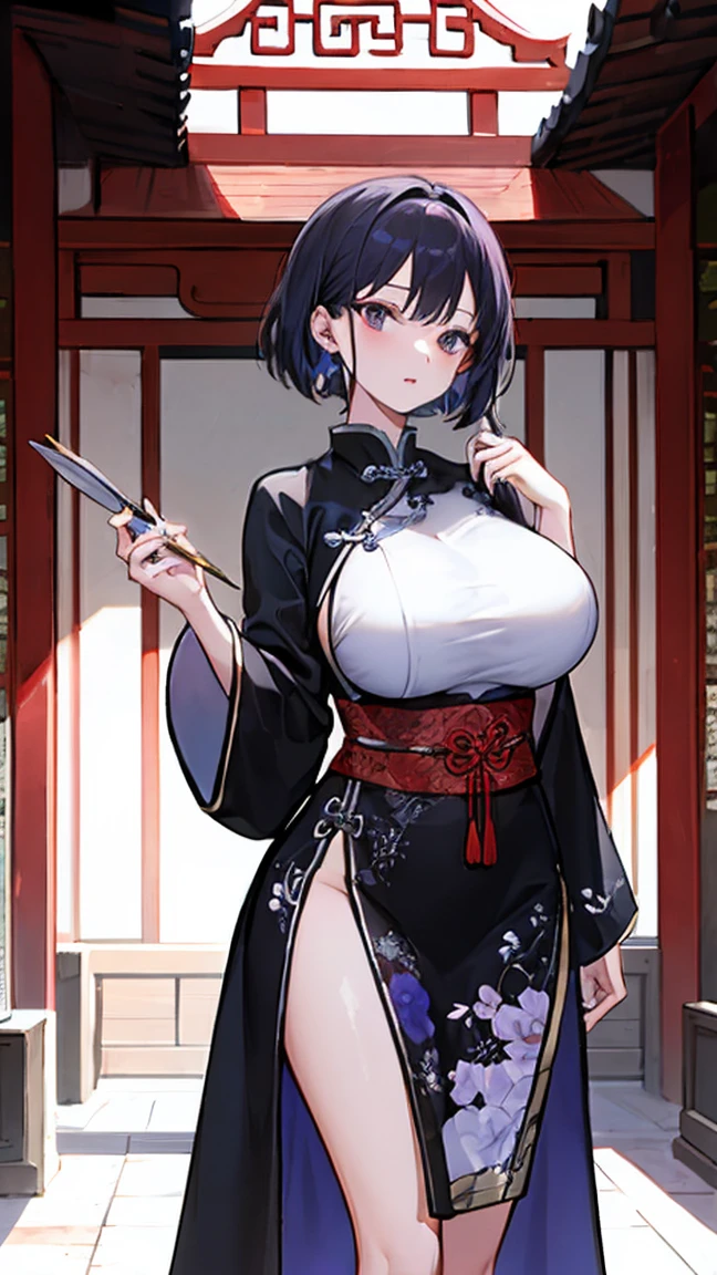 masterpiece, best quality, high resolution,
NinjaSuit, 1girl,  solo, 
<lora:NikkeSakura2in1:0.8>