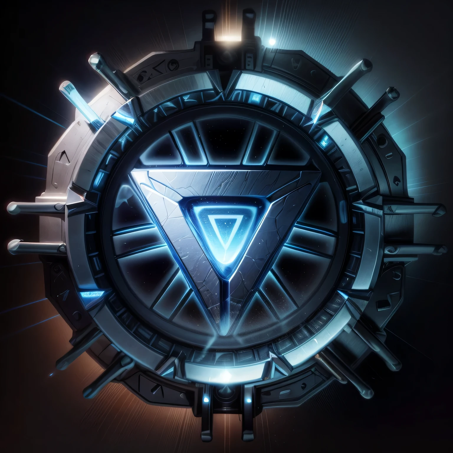 a close up of a circular object with a blue light, magical glowing time portal, jewel, profile picture 1024px, by James Jarvaise, infinite quantum portal, vril, official artwork, 8 k hd wallpaperjpeg artifact, 8k hd wallpaperjpeg artifact, avatar image, divine chaos engine