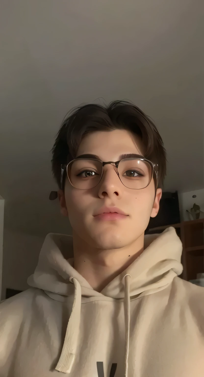 Femboy-like, lots of freckles, skinnier kneck and more male features