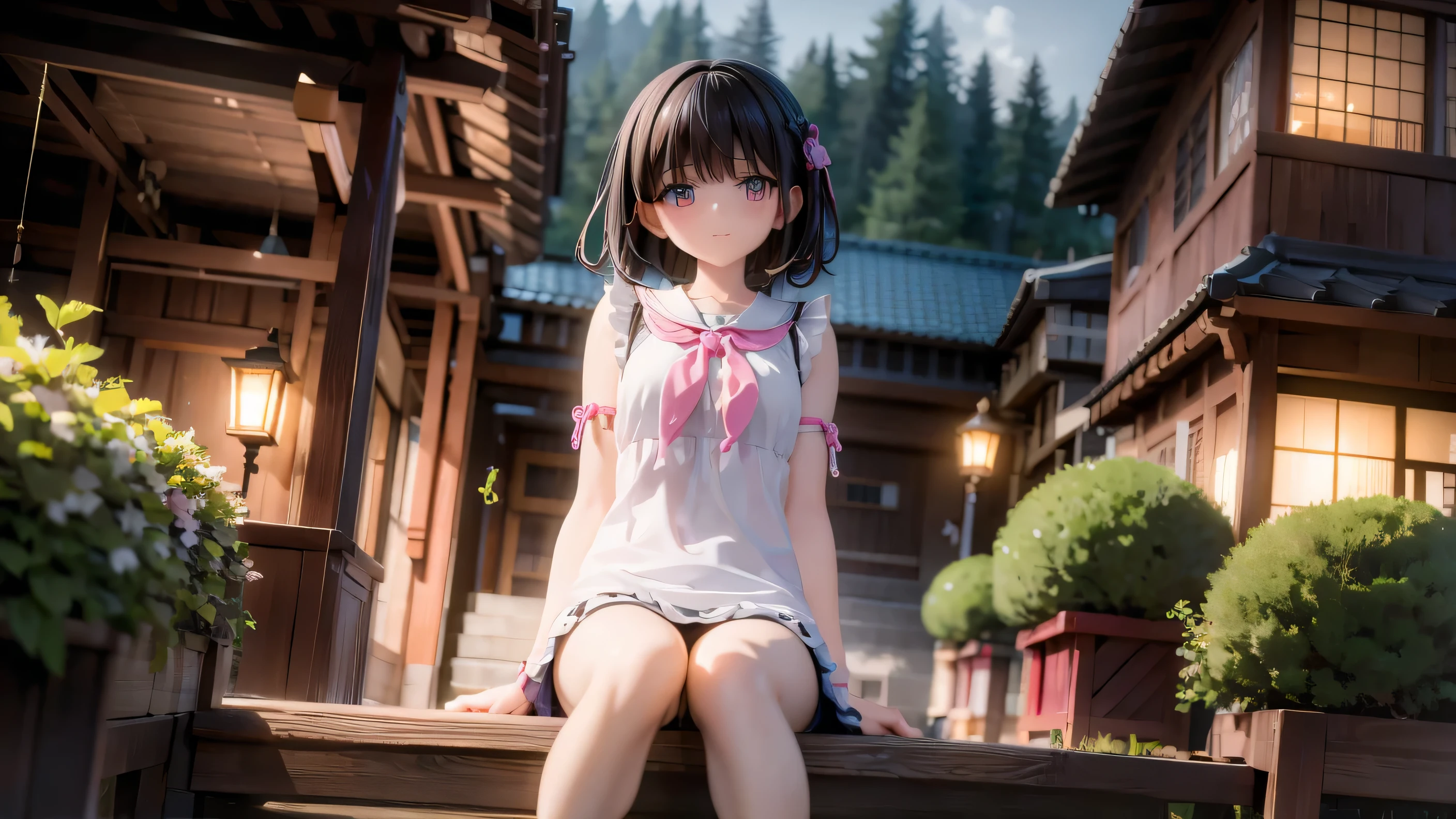 、Girl、(All Nude)、Nippleini skirt