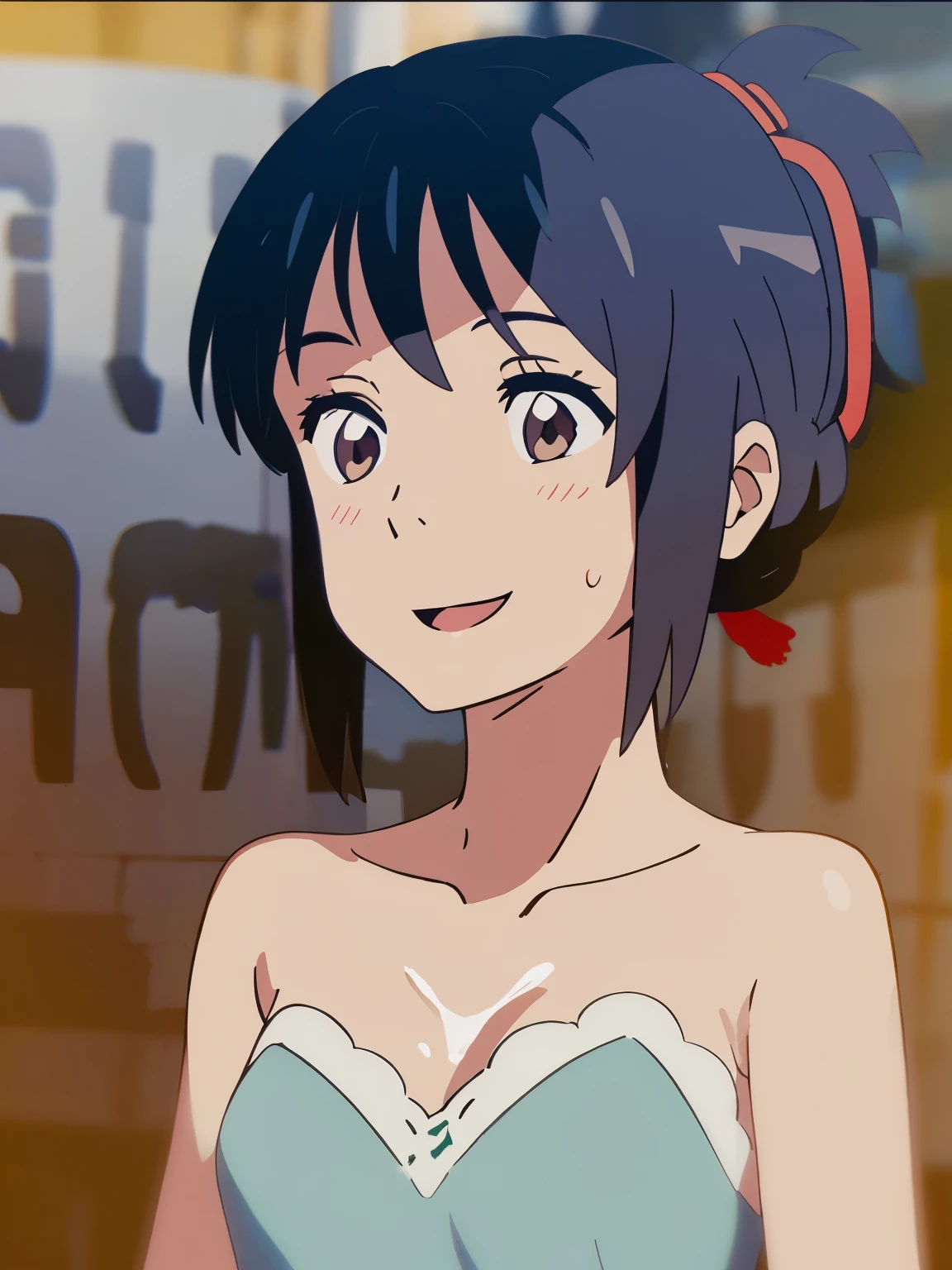 best quality、High resolution、Detailed background、Beautiful and detailed face、beautiful smooth skin、texture、professional lighting、Fair十幾歲的女孩、((Three women))、Fair 、small breasts、
酒店里有一个很大的hot spring、hot spring、White Thin Strapless Bra、White thin underwear、Soaked all over、
campus trip、Touch one jokingly'Body、sexual expression、laughter、Smile、展示整个Body