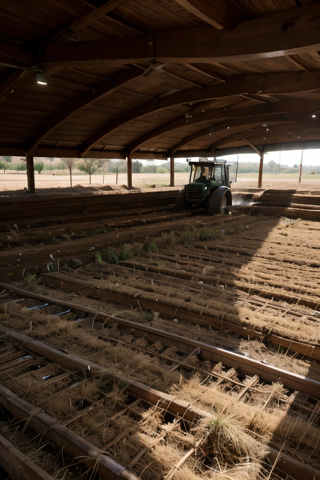 fotografia de payasos en fundo de agricultura