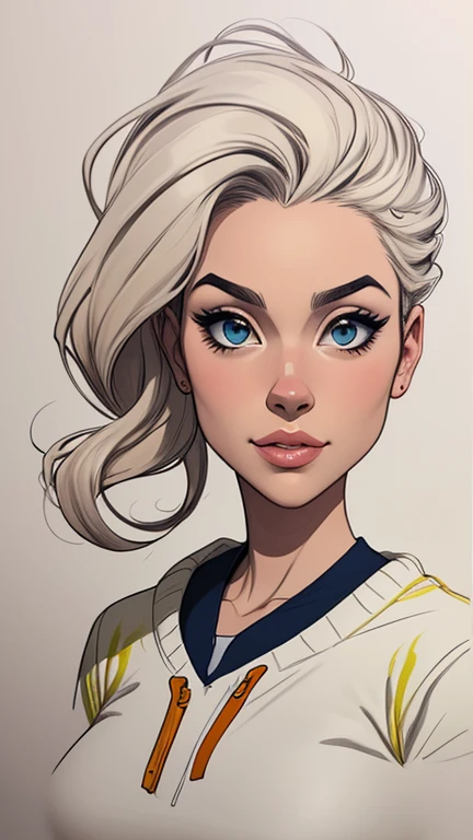 estilo de desenho animado:1.2), draw ART Artline fundo branco mulher Imagem de desenho animado de uma mulher , roupas sensuais , garota super valente destemida , cartoon style illustration, estilo de arte dos desenhos animados, estilo de arte dos desenhos animados, digital illustration style, design de personagens altamente detalhado, arte digital detalhada fofa, City fan art, design de personagem retrato, beautiful digital illustration, retrato de alta qualidade, arte em quadrinhos, retrato do design do personagem, white background Busty without clothes and medium breasts female character cartoon style dressed in Fallout 4 uniform