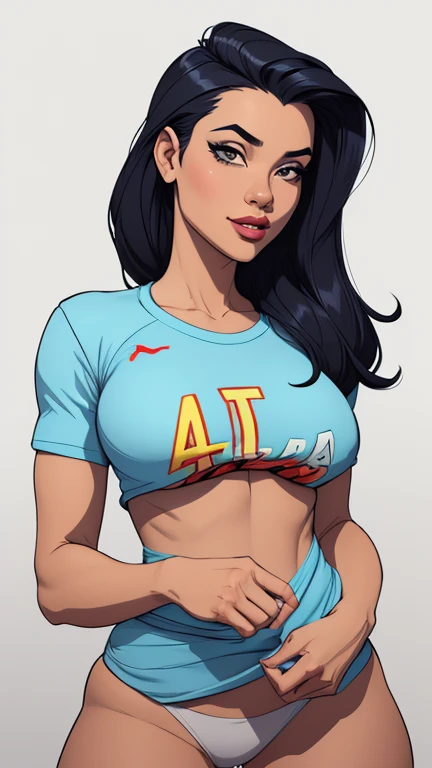 Female characters Fernanda Vasconcellos cast of the Grêmio team football game 2 women in the illustration, an Asian actress and a black Brazilian actress (maldosas sadomasoquistas) animado:1.2), mulher Imagem de desenho animado de uma mulher , roupas sensuais , garota super fofa, cartoon style illustration, estilo de arte dos desenhos animados, estilo de arte dos desenhos animados, digital illustration style, design de personagens altamente detalhado, arte digital detalhada fofa, City fan art, design de personagem retrato, beautiful digital illustration, retrato de alta qualidade, arte em quadrinhos, retrato do design do personagem, white background Buso without clothes and medium breasts 