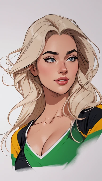Female characters Fernanda Vasconcellos cast of the Grêmio team football game 2 women in the illustration, an Asian actress and a black Brazilian actress (maldosas sadomasoquistas) animado:1.2), mulher Imagem de desenho animado de uma mulher , roupas sensuais , garota super fofa, cartoon style illustration, estilo de arte dos desenhos animados, estilo de arte dos desenhos animados, digital illustration style, design de personagens altamente detalhado, arte digital detalhada fofa, City fan art, design de personagem retrato, beautiful digital illustration, retrato de alta qualidade, arte em quadrinhos, retrato do design do personagem, white background Buso without clothes and medium breasts 