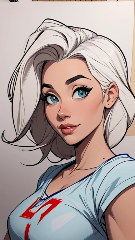 Female characters Fernanda Vasconcellos cast of the Grêmio team football game 2 women in the illustration, an Asian actress and a black Brazilian actress (maldosas sadomasoquistas) animado:1.2), mulher Imagem de desenho animado de uma mulher , roupas sensuais , garota super fofa, cartoon style illustration, estilo de arte dos desenhos animados, estilo de arte dos desenhos animados, digital illustration style, design de personagens altamente detalhado, arte digital detalhada fofa, City fan art, design de personagem retrato, beautiful digital illustration, retrato de alta qualidade, arte em quadrinhos, retrato do design do personagem, white background Buso without clothes and medium breasts