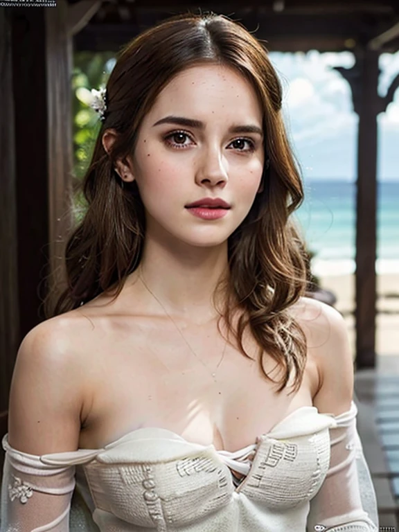 (best quality,4k,8k,highres,masterpiece:1.2), ultra-detailed, (realistic,photorealistic,photo-realistic:1.37), HDR, UHD, studio lighting, extreme detail description, professional, vivid colors, bokeh, portraits, landscape, photography, concept artists, Balinese woman, mature, beautiful detailed eyes, beautiful detailed lips, long eyelashes, exotic beauty, passionate encounter, younger man, sensuality, allure, enchanting surroundings, Bali, tropical paradise, lush greenery, crystal clear waters, vibrant flowers, traditional Balinese architecture, warm sunlight, gentle sea breeze, romantic atmosphere, traditional Balinese costumes, intricate patterns and designs, tender embraces, intense gazes, genuine connection, the sound of waves crashing, colorful sarongs flowing, cultural fusion, harmonious blend of love and nature.